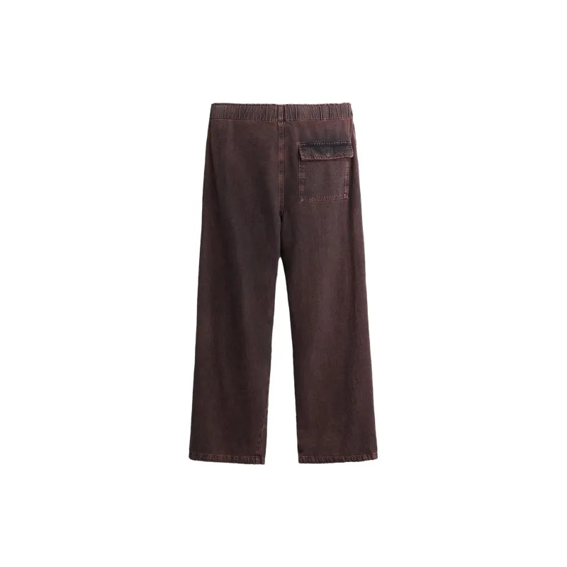 ZARA Cargo Pants Men's Red Black-1