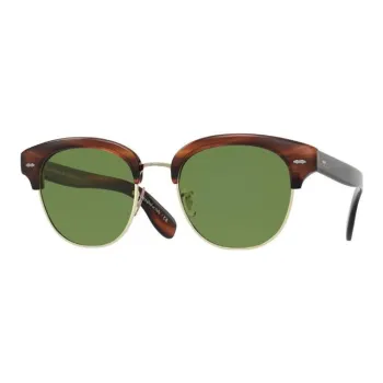 Oliver Peoples Acetate Round Sunglasses Men's Brown