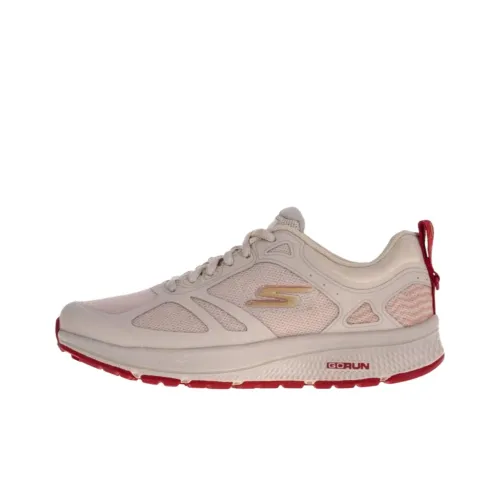 Skechers Go Run Consistent Slip-Resistant Low-Top Running Shoes Women's Gray Red