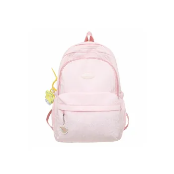BALANG Nylon Casual Backpack Medium Size Unisex Pink/Blue/Black/White/Green/Yellow