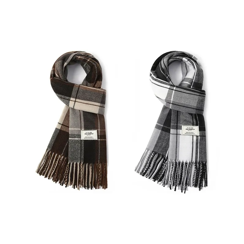FREE RABBITⅡ Faux Cashmere Knit Scarves Unisex-14