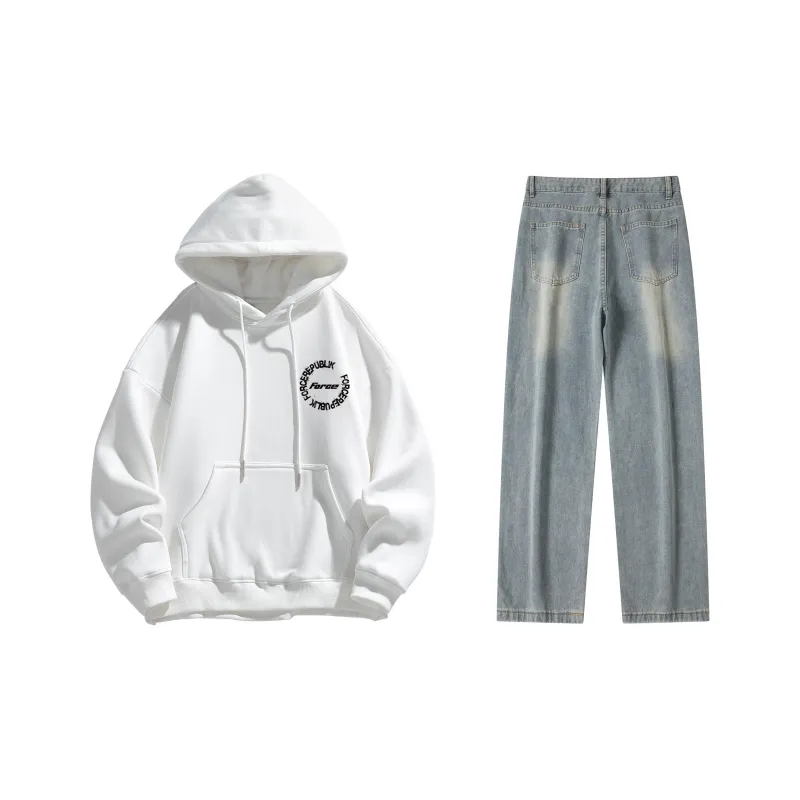 FORCEREPUBLIK Sweatshirt Sets Unisex-6