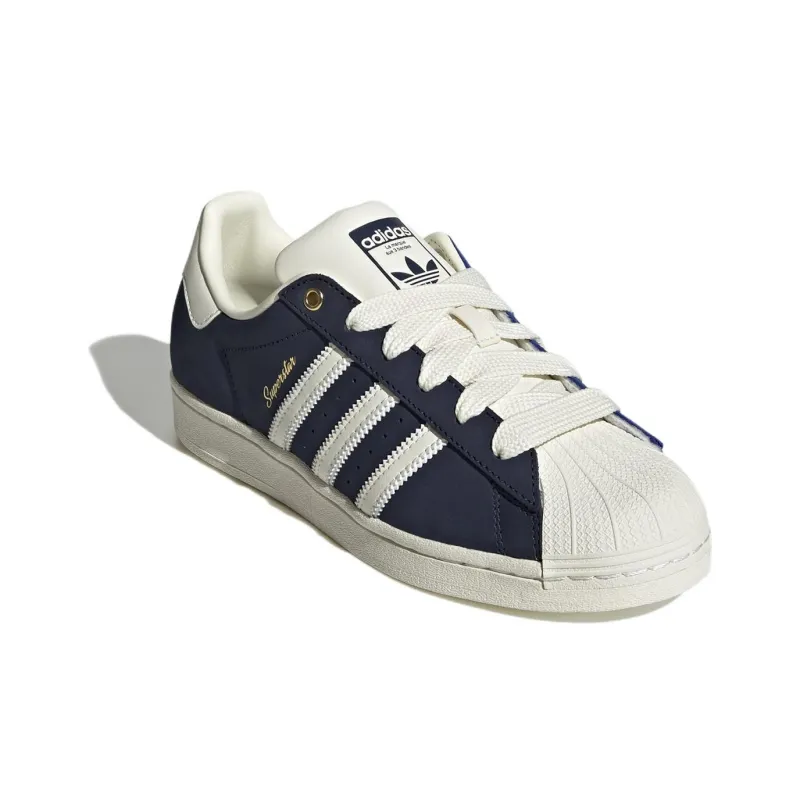 Adidas Superstar 'Night Indigo Gold Script' Women's-2