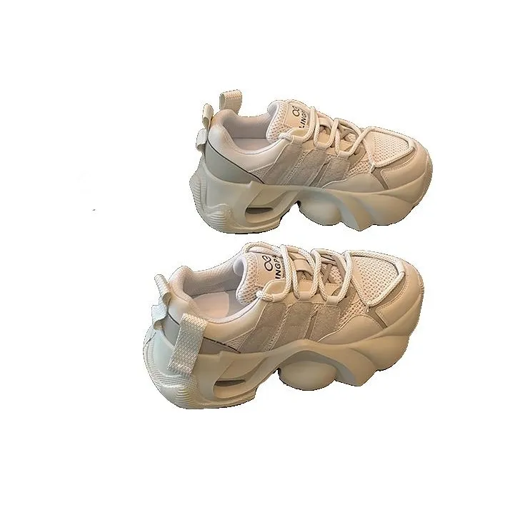 LINGPAO Low-Top Chunky Sneakers Women's-3
