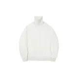 WHITE/Floral Off White Turtleneck