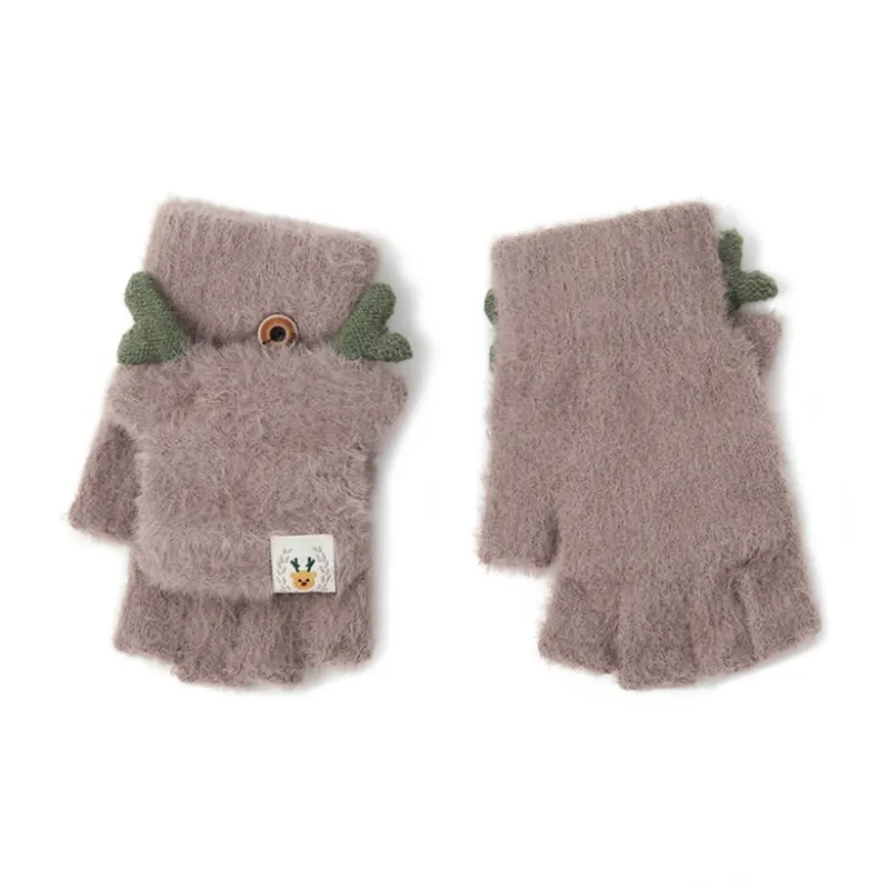 FREE RABBITⅡ Plush Warm Half Sleeve Set Unisex-10