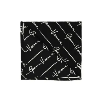 VERSACE Knit Scarves Women's Black