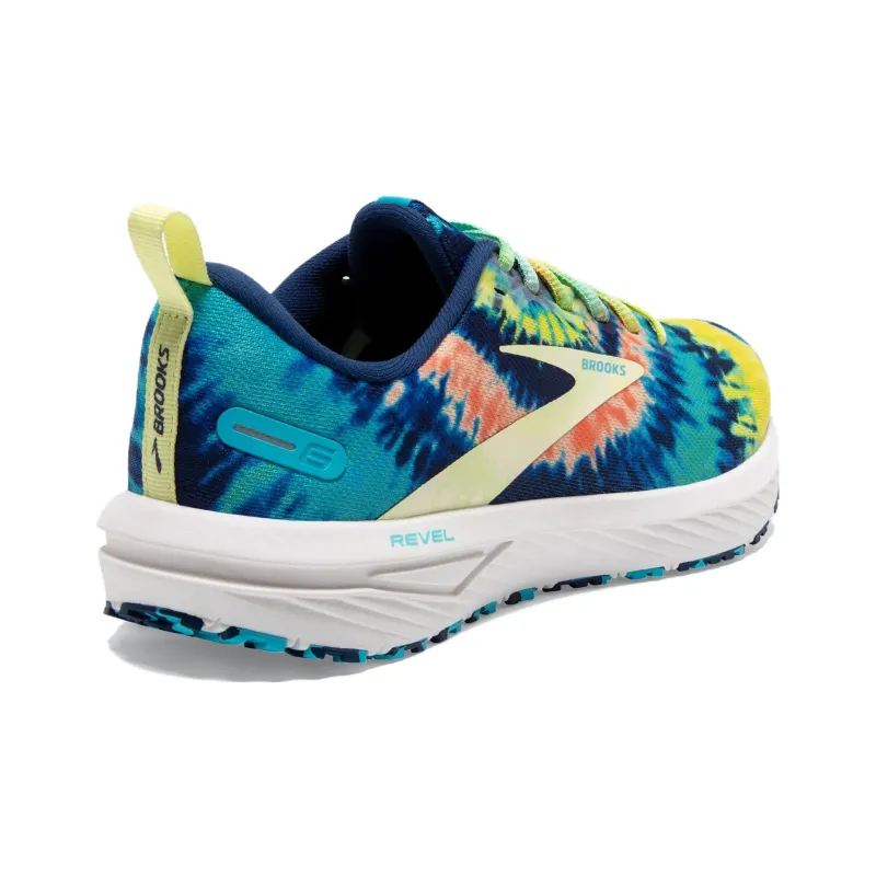 Brooks Revel 6 Abrasion Resistant Breathable Low Top Running Shoes Men's Blue-2