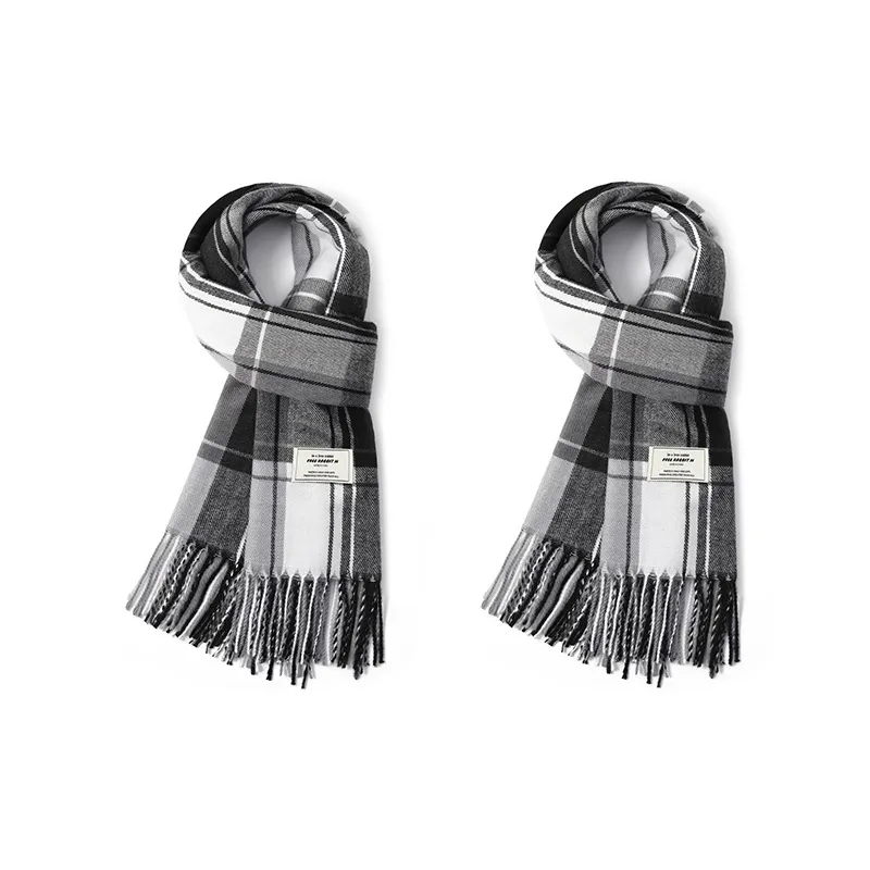 FREE RABBITⅡ Faux Cashmere Knit Scarves Unisex-12