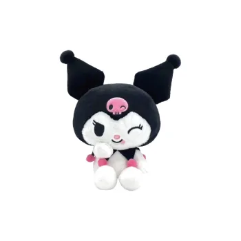 Sanrio Kuromi Licking Tongue Dolls Plush Doll Small Size Tall