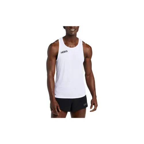 HOKA ONE ONE Tank Tops Men White