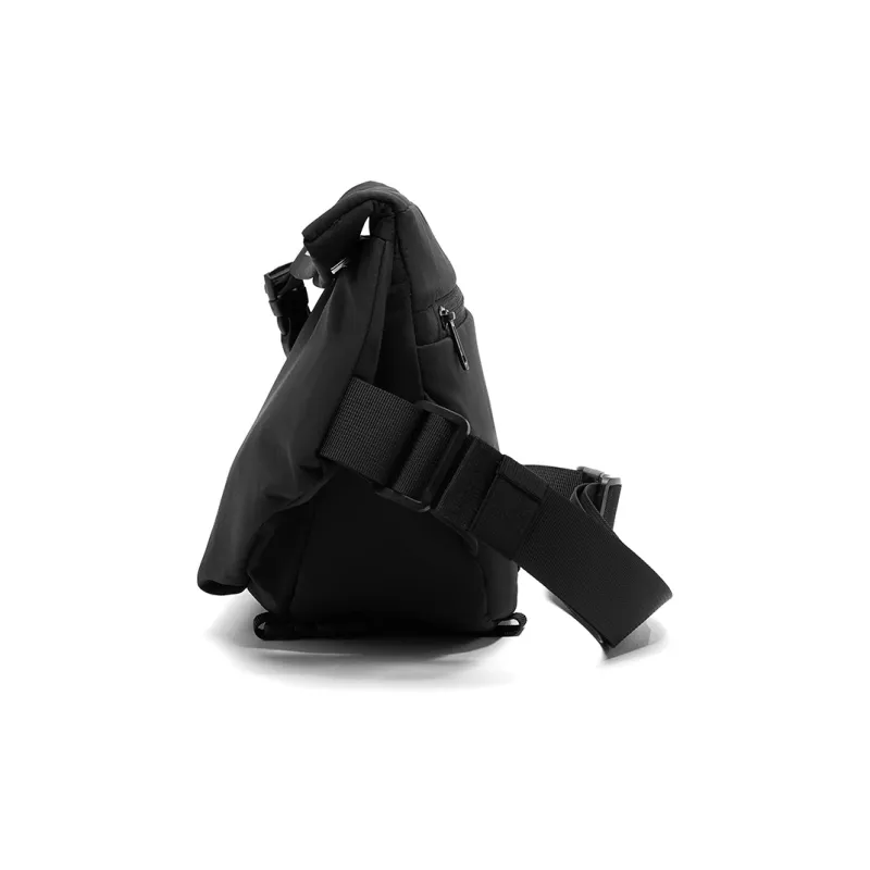 RIOREX Polyamide Messenger Bag Shoulder Bag Crossbody Bag Regular Unisex Black/Custard/Gray Black/Frosted Black-20