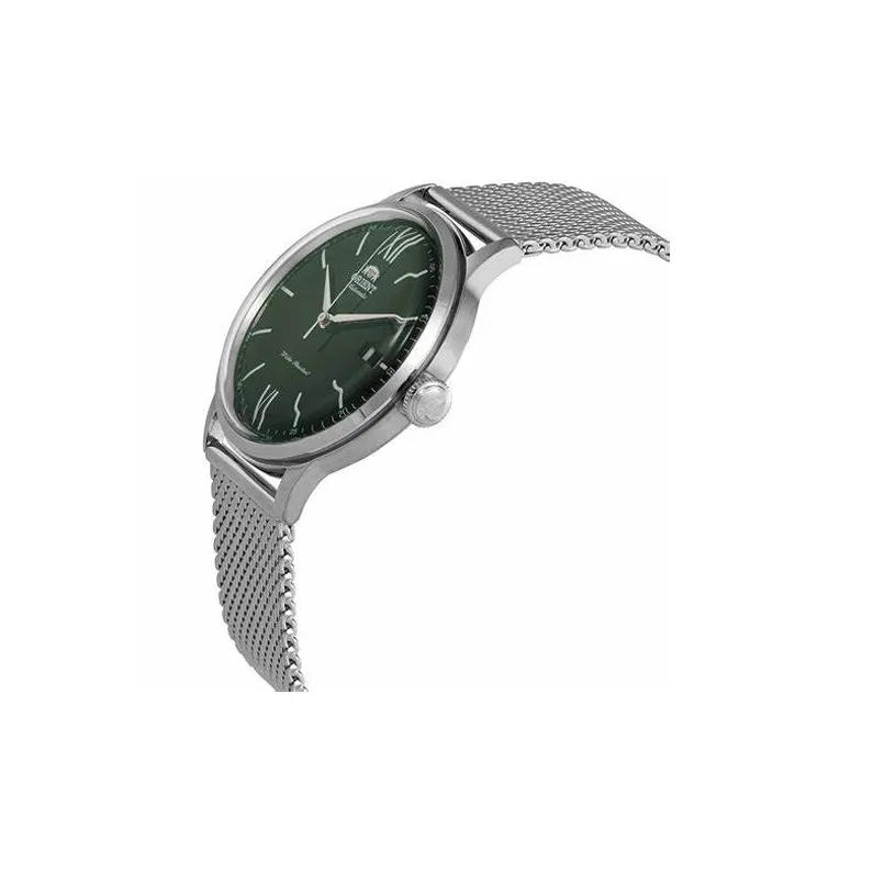 ORIENT Automatic Mechanical Movement Stainless Steel Strap Watch Men's Watches Green Dial RA AC0018E10B-2