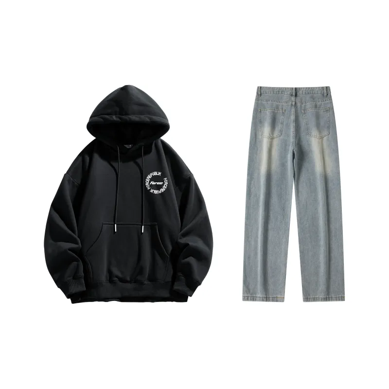 FORCEREPUBLIK Sweatshirt Sets Unisex-1