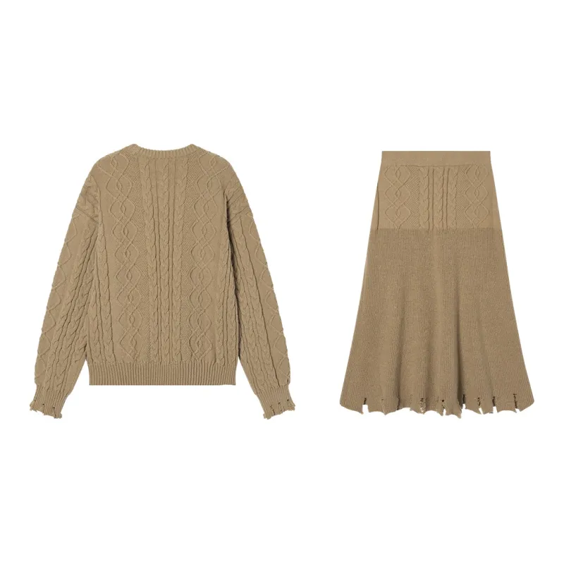 EPTISON WOMAN Two Piece Skirt Sets Women's-1
