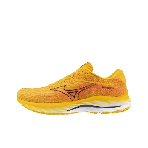 Mizuno Wave Rider 27 Super Wide 'Rich Yellow Orange'