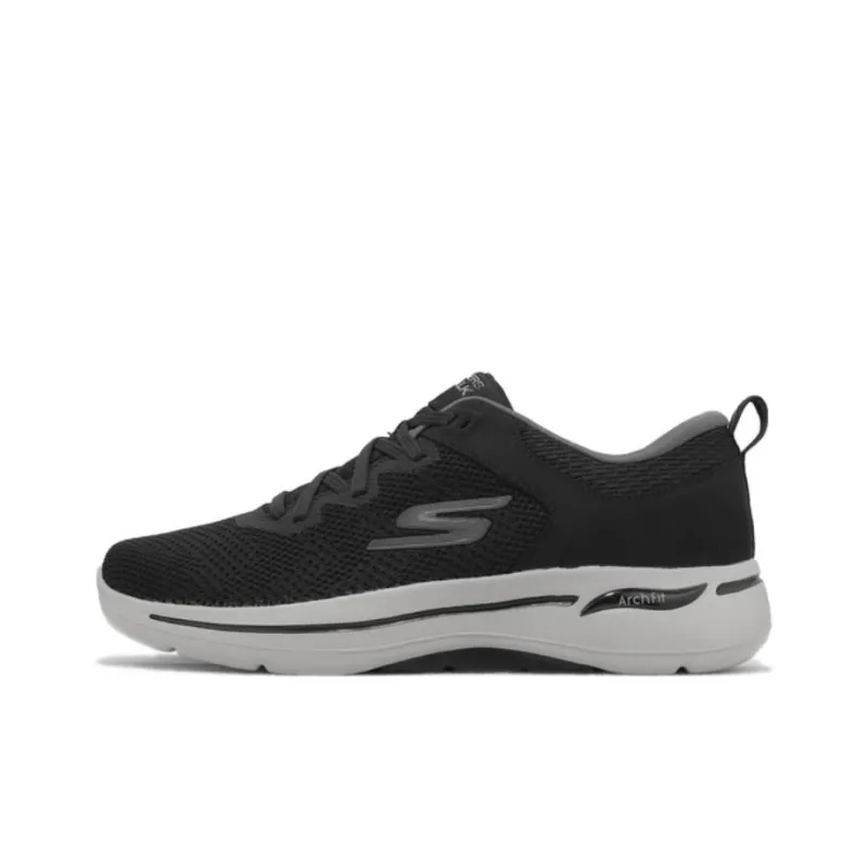 Skechers Go Walk Arch Fit Durable Breathable Low Top Casual Shoes Men's Black-0