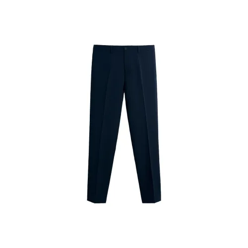 ZARA Suit Trousers Men Sea Blue