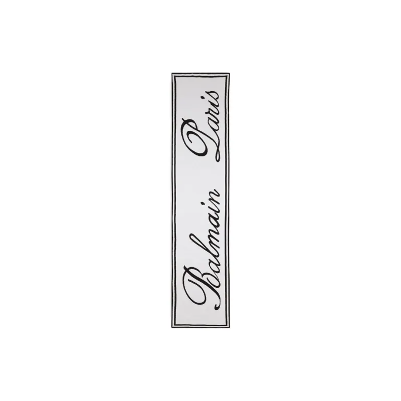 BALMAIN Signature Wool Scarf-0