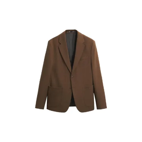 ZARA Business Suits Men Brown