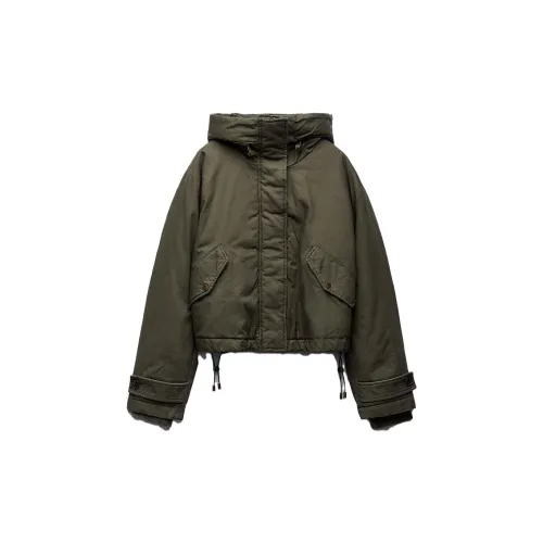 ZARA Jackets Women's Khaki