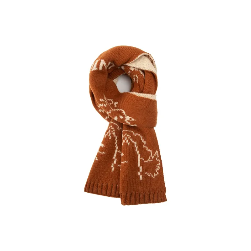 BAIJUAN Knit Scarves Unisex-2