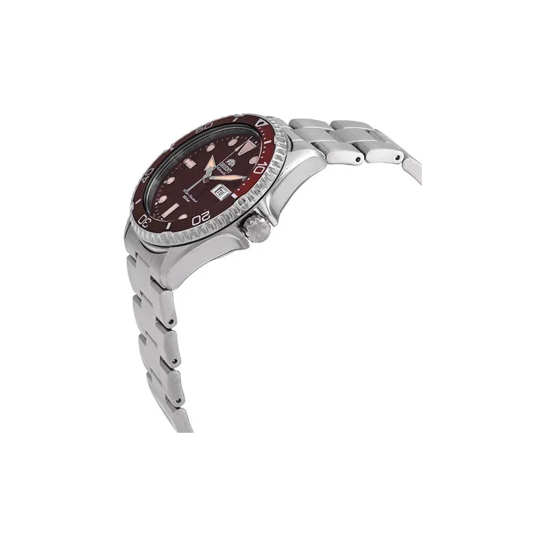 ORIENT Automatic Mechanical Movement Stainless Steel Strap Watch Men's Watches Red Watch Dial RA AA0814R19B-1