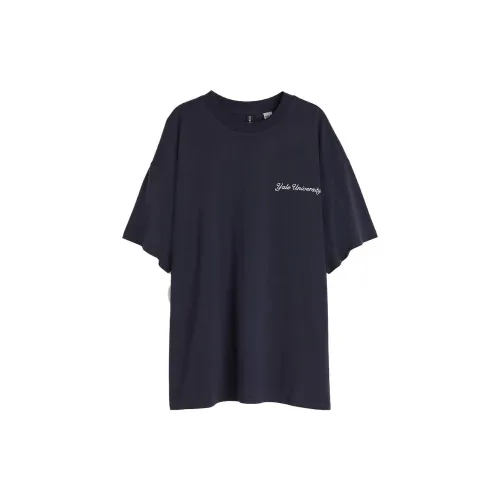 H&M T-Shirts Women's Marine Blue/Yale