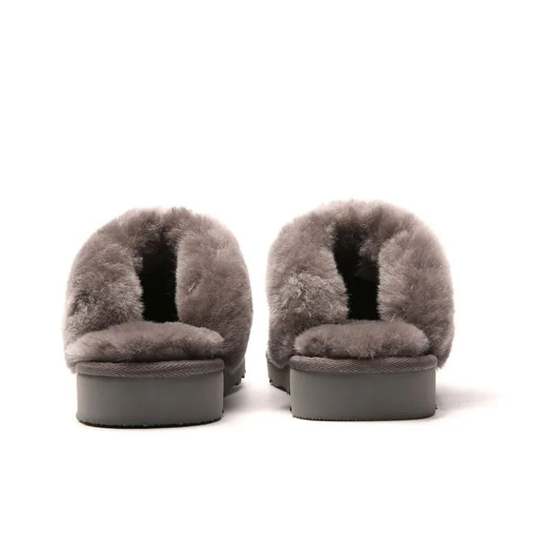 STELLA WEISZ Wrap toe Slippers Women's Chestnut/Antelope Brown/Gray-8
