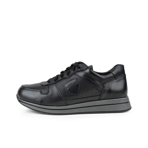 MEPHISTO Casual Shoes Men Low-Top Black