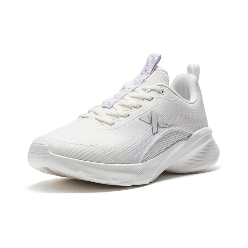 XTEP Low Top Running Shoes Women's White Purple-1