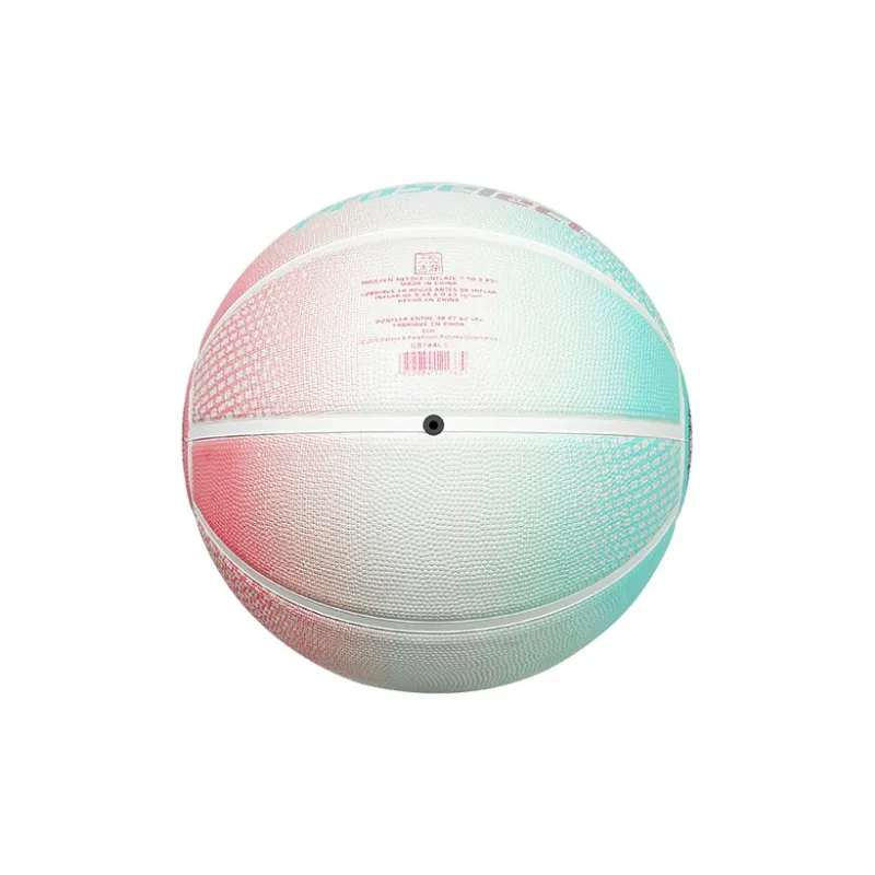 ProSelect Rubber Basketball Blue Pink Size 5 Ball Training Kids'-3