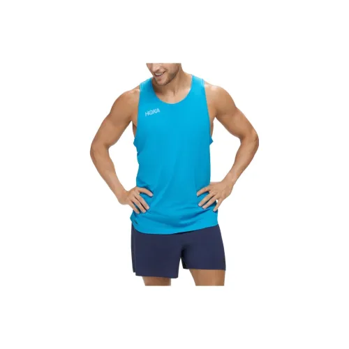 HOKA ONE ONE Tank Tops Men Songjige Blue