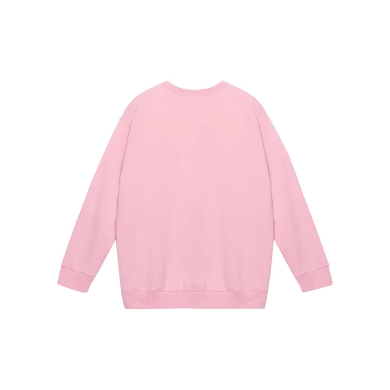 GUCCI X Adidas Cotton Jersey Sweatshirt Pink-1