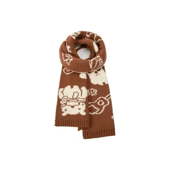 BAIJUAN Knit Scarves Unisex