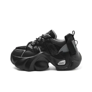 LINGPAO Low Top Chunky Sneakers Women's