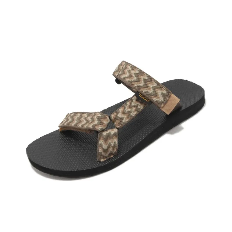 Teva Midform Universal Rubber Sole Quiet Slide Slippers Men's Brown-3