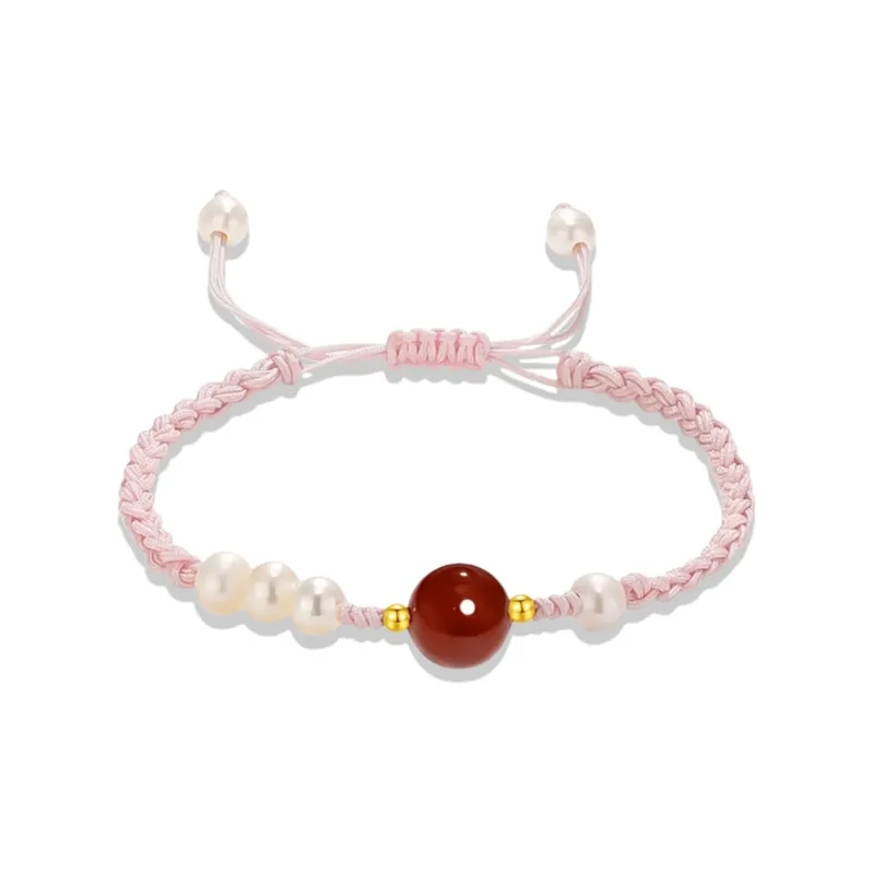 MIDNIGHT MOMENT Agate Jade Bracelet/Anklet Unisex-1