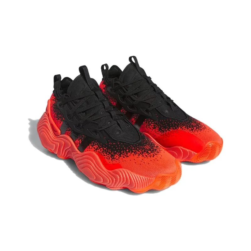 Adidas Trae Young 3 Solar Red Black-2