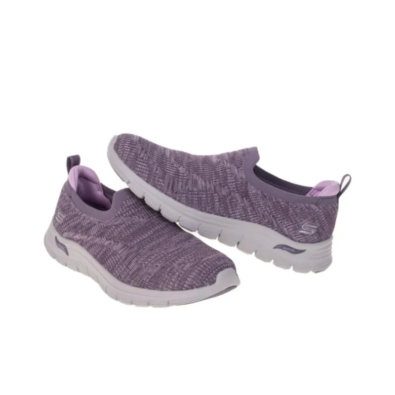 Skechers ARCH FIT VISTA Slip-Resistant Low-Top Casual Shoes Women's Purple-3