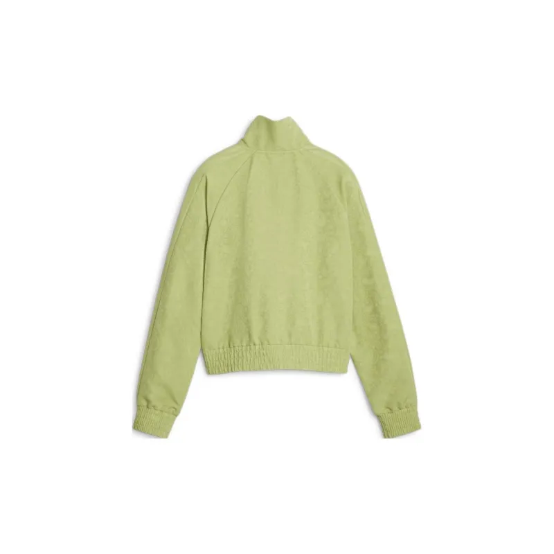 PUMA PAISLEYLUXE T7 PAISLEYLUXE Track Jacket Women's Green-1