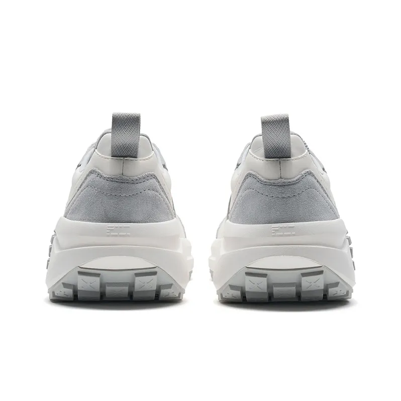 XTEP Casual Series X70 Low Top Casual Shoes Men's White Gray-3