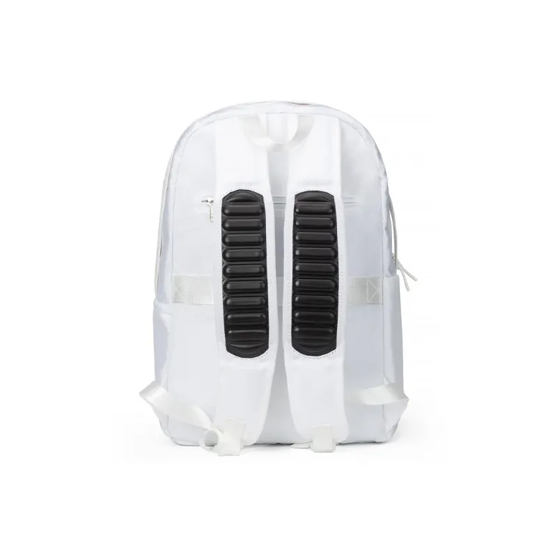 LOVERPUSS Polyester Backpack Unisex Dazzling White-3