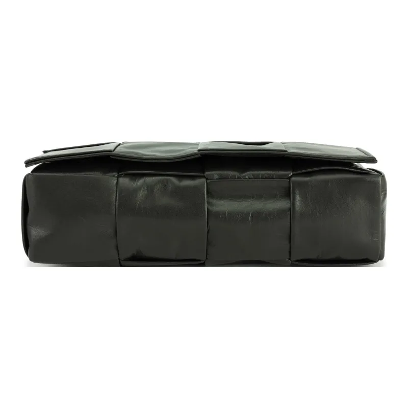 Bottega Veneta Cassette Belt Cow Leather Box Bag Camera Bag Fanny Pack, Crossbody Bag Mini Men's Field Green-3