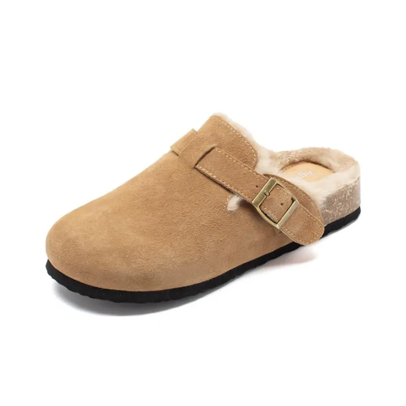 AGSDON Quiet Closed Toe Slippers 3cm Women's-1