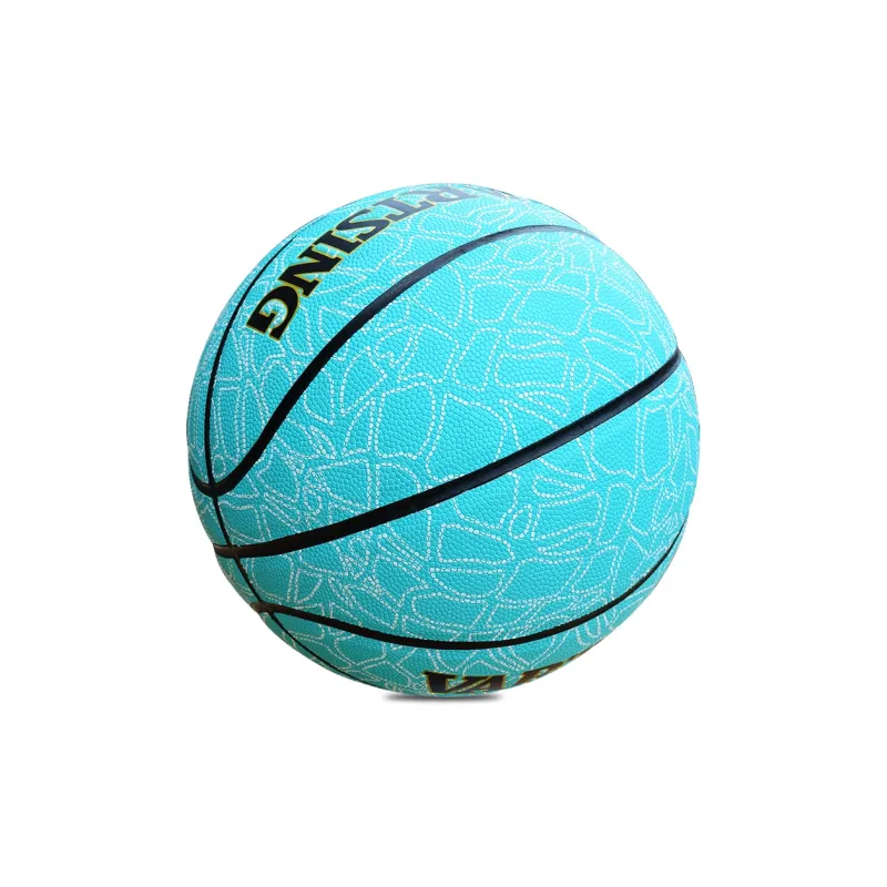 Vartsing x VARTSING Microfiber Leather Basketball Blue 5/7 Size Glow in The Dark Training Unisex-3