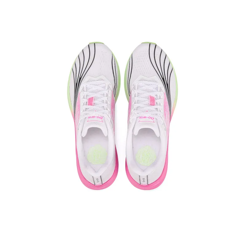 DO WIN Journey To The Second Generation New Color Scheme 2.0 Low Top Running Shoes Unisex White Pink-2