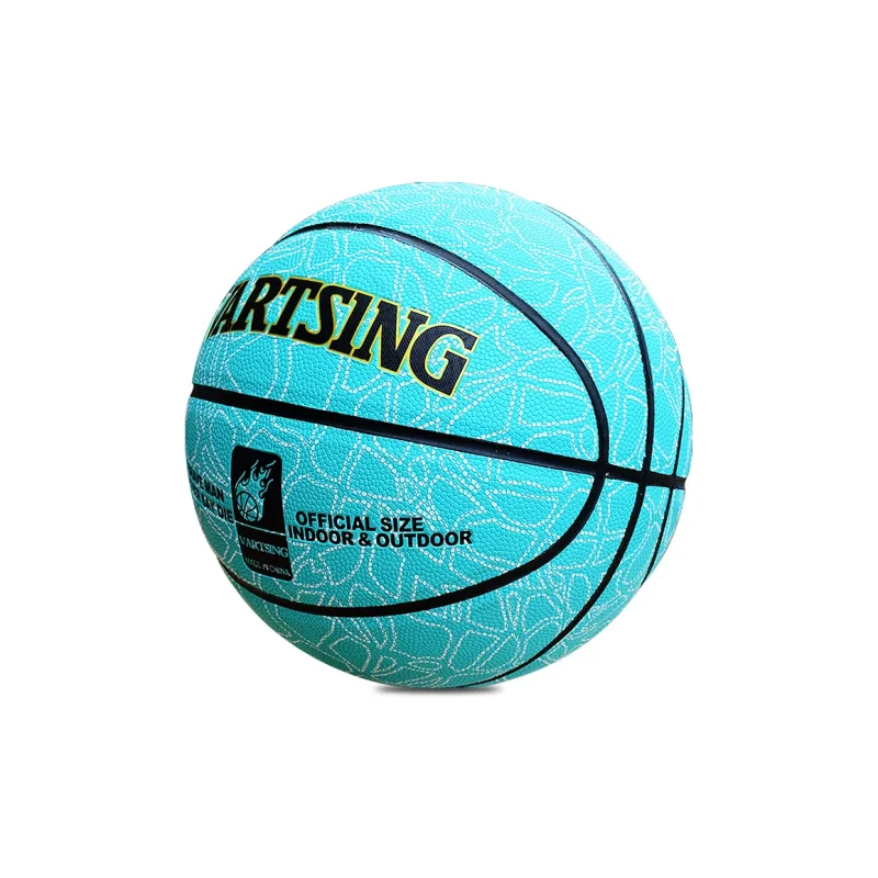 Vartsing x VARTSING Microfiber Leather Basketball Blue 5/7 Size Glow in The Dark Training Unisex-2