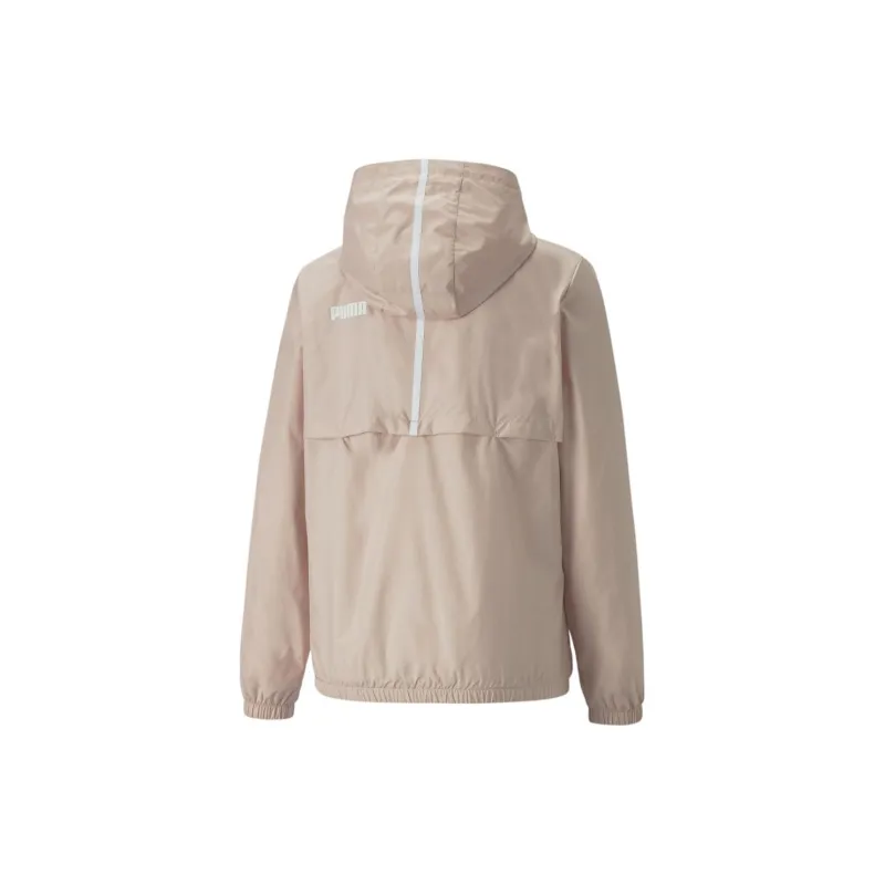 PUMA SQUAD Essentials Solid Windbreaker Jacket Women's Pink-1