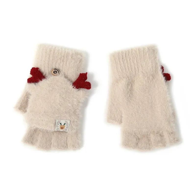 FREE RABBITⅡ Plush Warm Half Sleeve Set Unisex-8